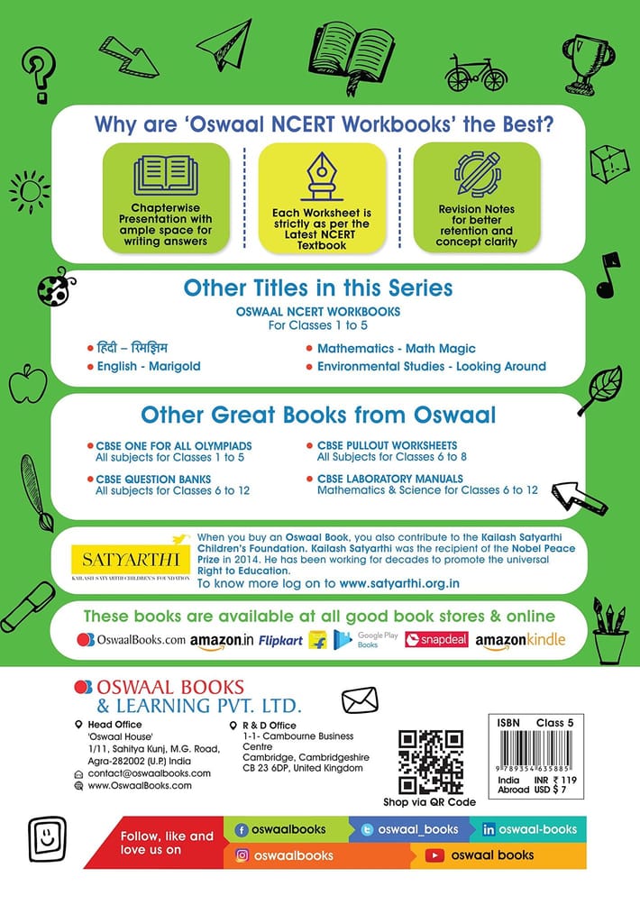 Oswaal NCERT Workbook Hindi (Rimjhim) Class 5 (For Latest Exam) [Paperback] Oswaal Editorial Board [Paperback] Oswaal Editorial Board view 2