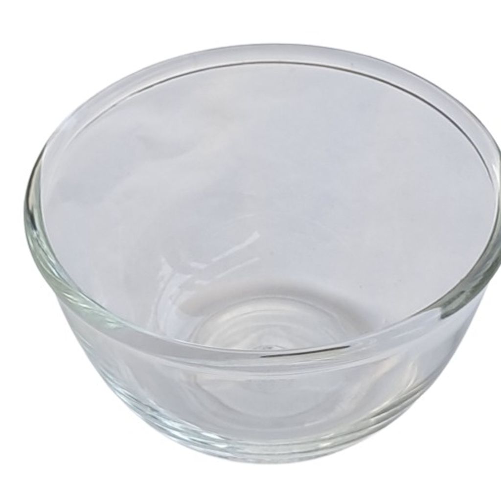 Small 245 ml Clear Glass Bowl for Serving Breakfast, Curry, Desserts and More... - 2 Pieces Without lid view 2