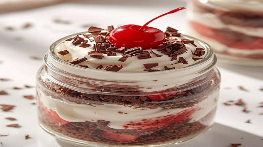 Black Forest Dessert Jar