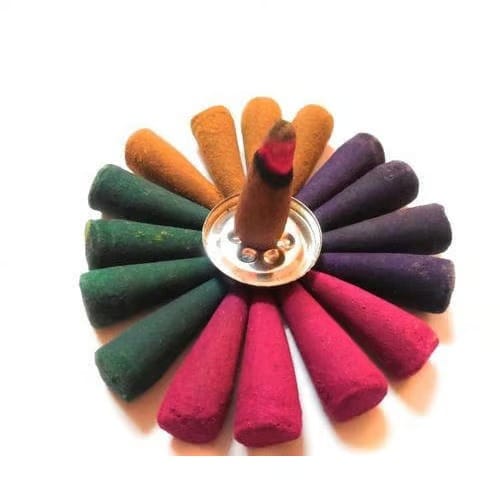 Green Fingers -Mosquito Repellent Incense Cones Ceramic Burning Dish Included | Proven, Natural Ingredients Pack of 4 view 2