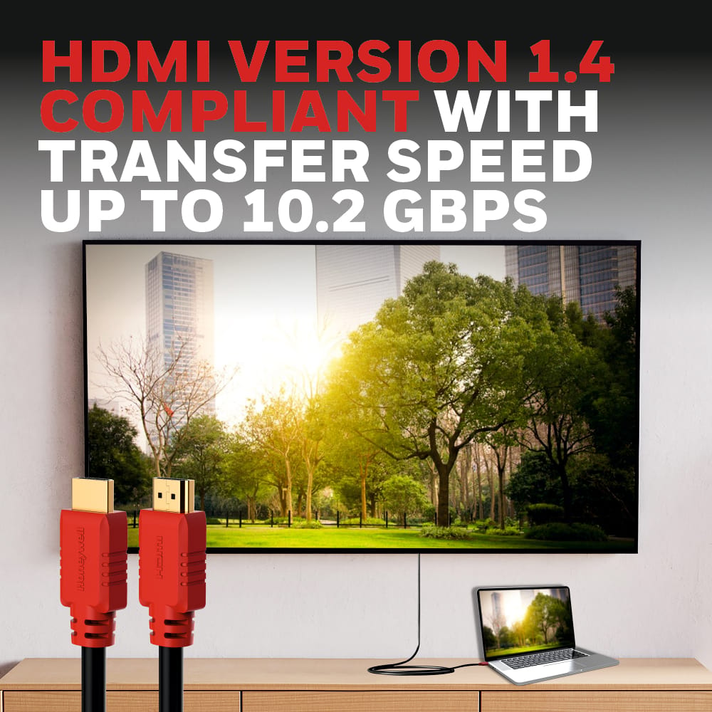 Honeywell High-Speed HDMI V1.4 Cable With Ethernet- 5 Meters view 2
