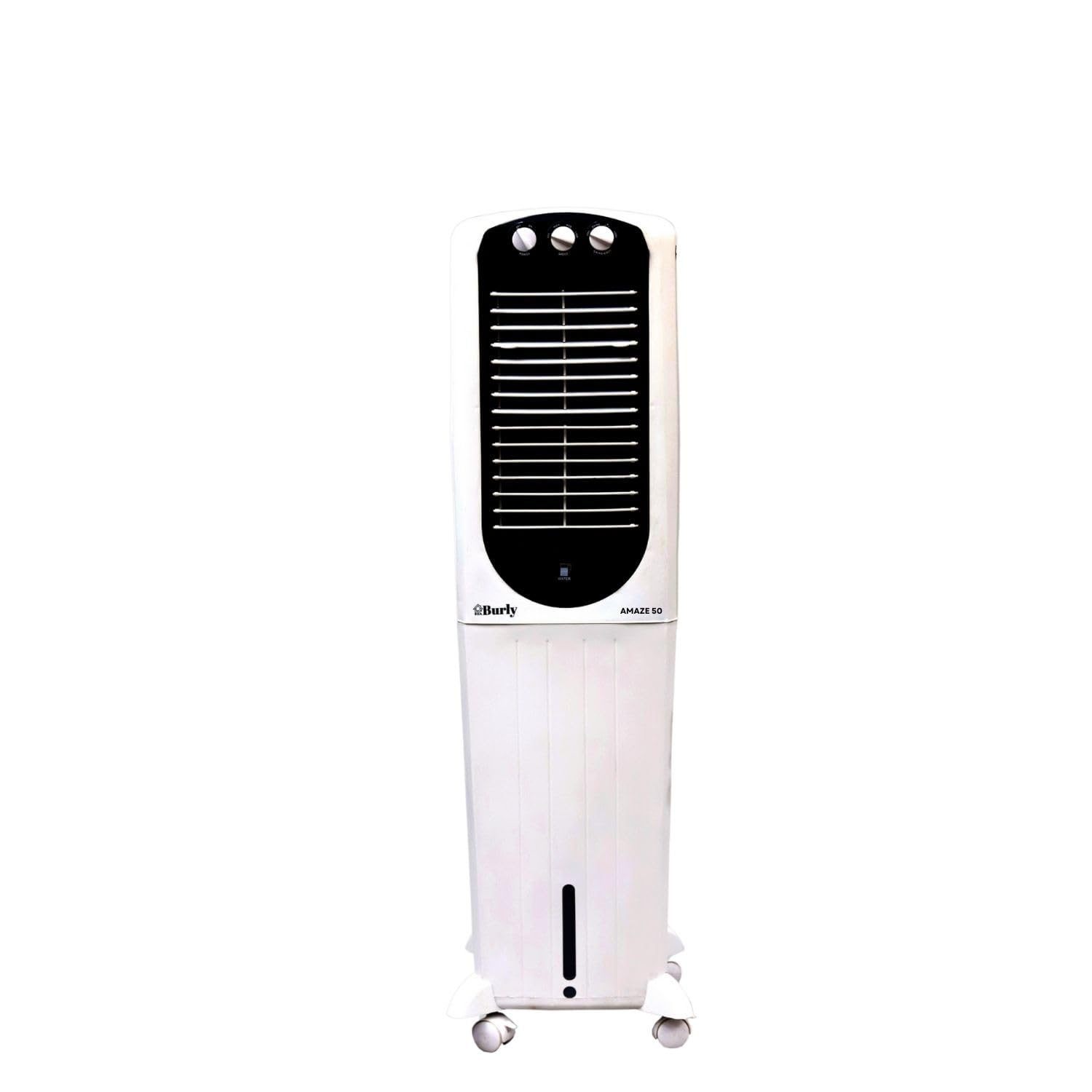 BHABURLY Amaze 50L Tower Air Cooler for Home, 6-Inch High-Speed Blower, 1400 CMH Air Delivery, Honeycomb Cooling Pads, 1350 RPM Motor, 1-Year Warranty, Elegant Design - White