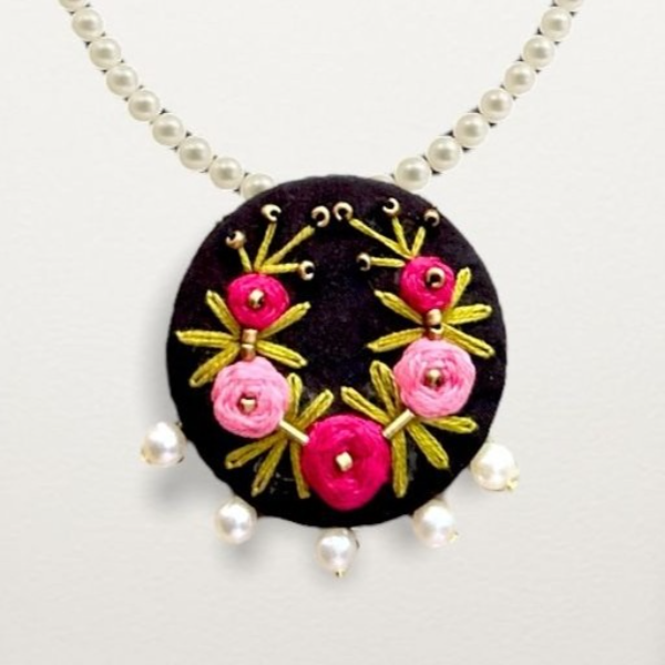 Handmade Black Jewellery Set view 2