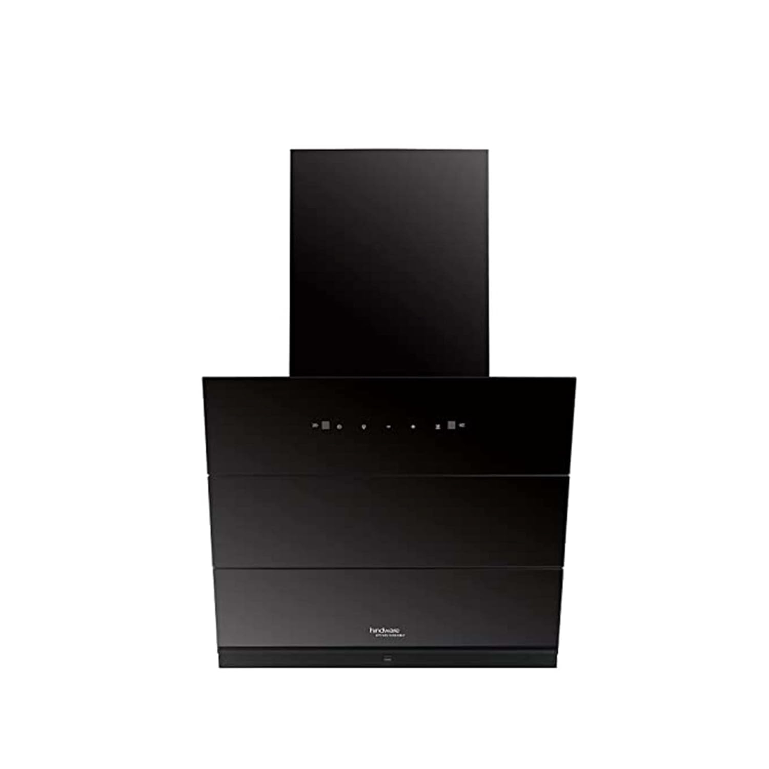 Hindware Smart Appliances, Skyla 60 cm Chimney, 1350 CMH, Auto Clean, Slant Design, Filterless, Touch Control, Motion Sensor, 10 Yrs Warranty on Motor & 2 Yrs on Product - Black