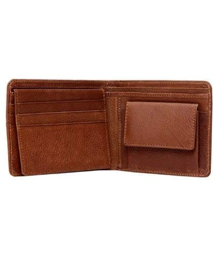 Walletsnbags Neo Stitch Tan Mens Leather Wallet. view 2
