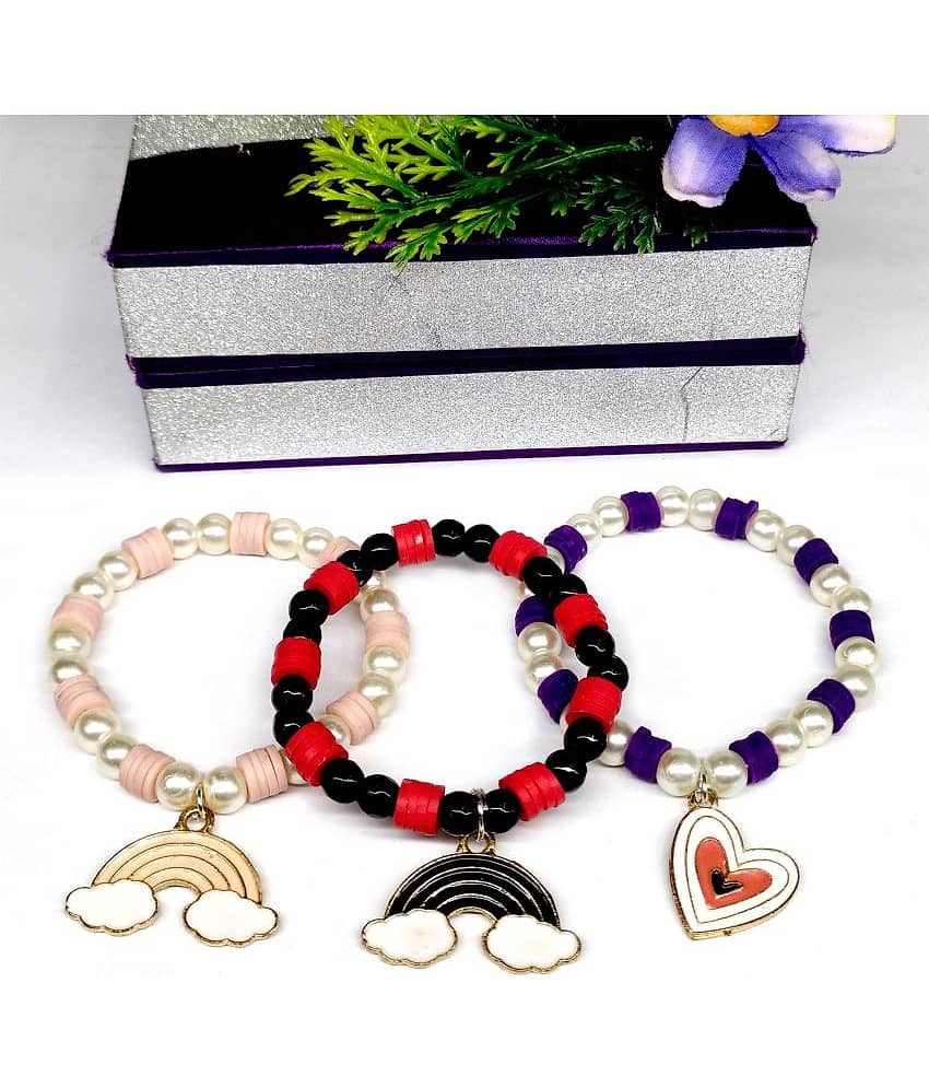 DAIVYA WELLNESS - Multicolor Bracelet ( Pack of 3 ) view 2