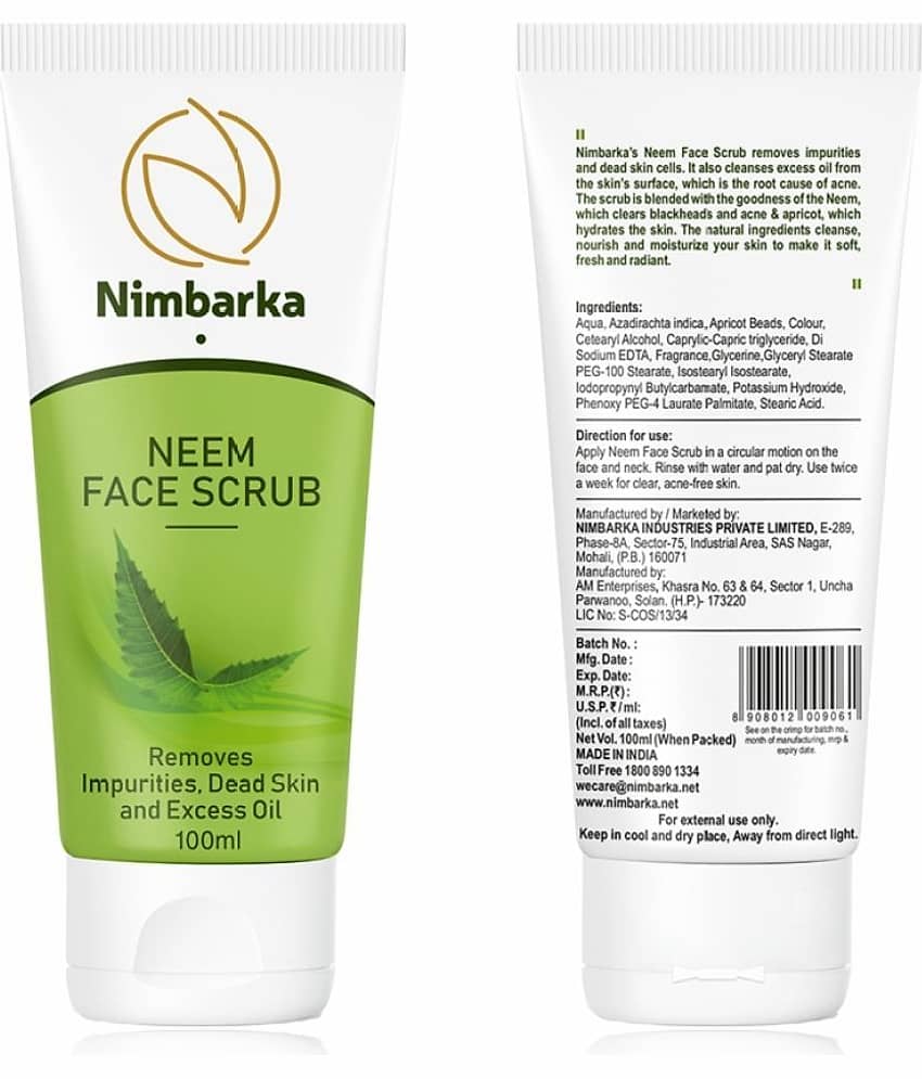 Nimbarka Neem Face Scrub, 100Ml(Pack Of 1) view 2