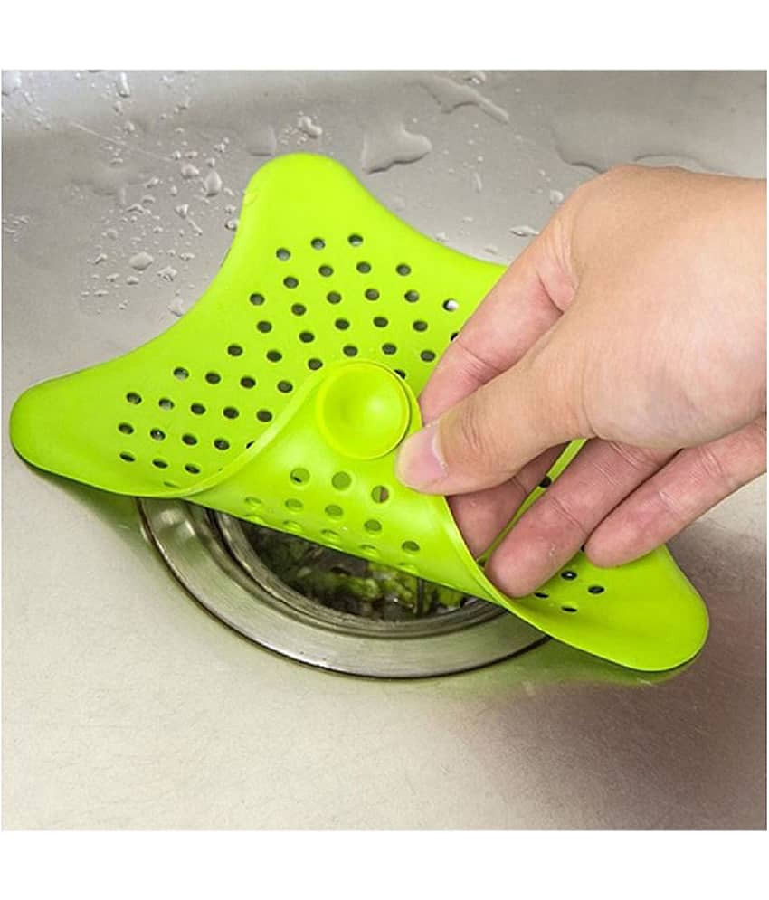 Silicone Cover Hair Catcher Star Shape Drain Protector Sink view 2