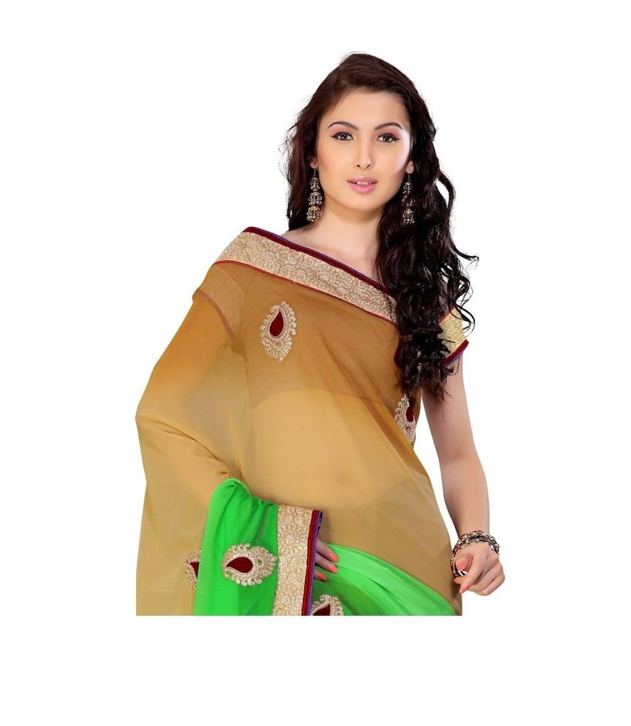Florence Women's Chiffon Saree view 2