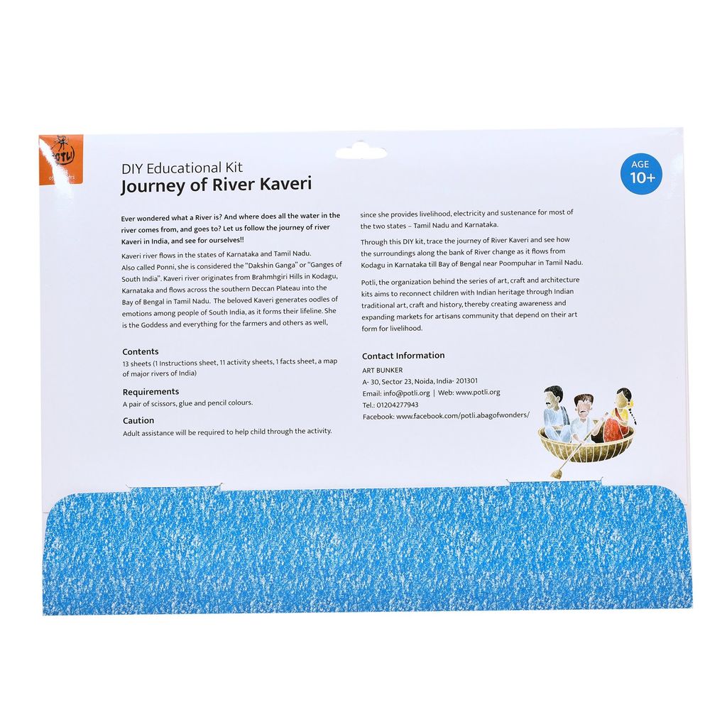 DIY Colouring kit Journey of River Kaveri view 2