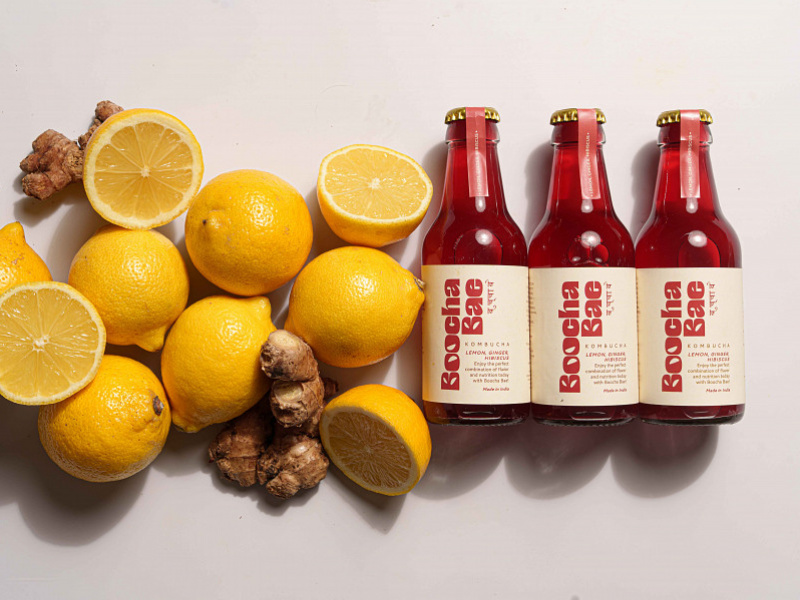 Boocha bae lemon ginger hibiscus 250ml
