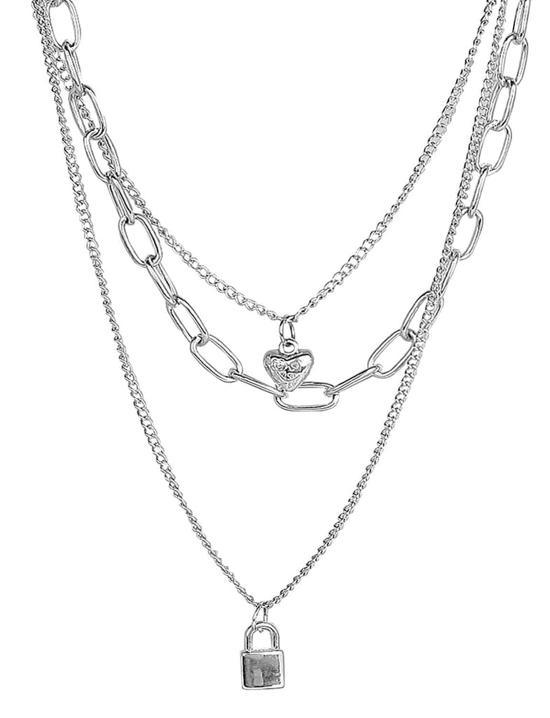 Cardinal Silver Color Necklace Chain view 2