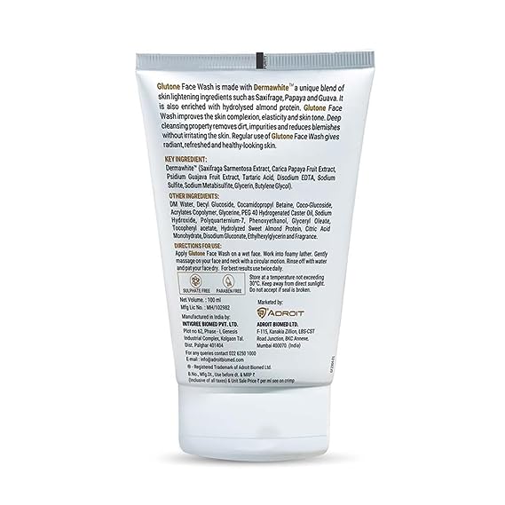 Glutone Facewash 100 Ml view 2