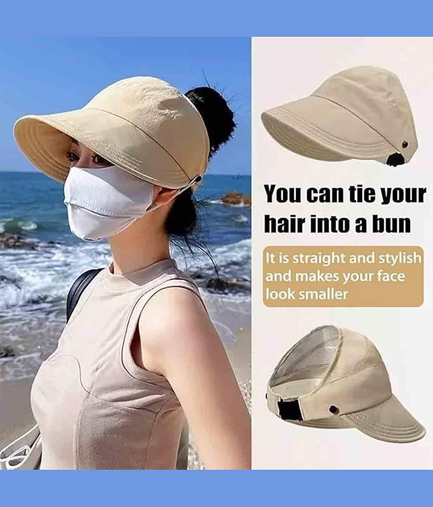 HINGOL Multi Color Cotton Women's Cap ( Pack of 1 ) view 2