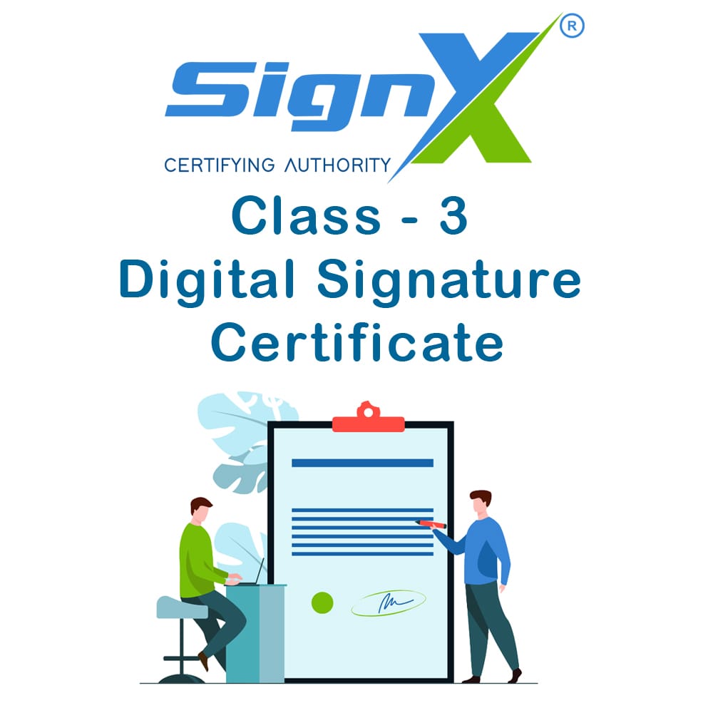 SignX Digital Signature Certificate/3 Year/Signing Only With Token view 2