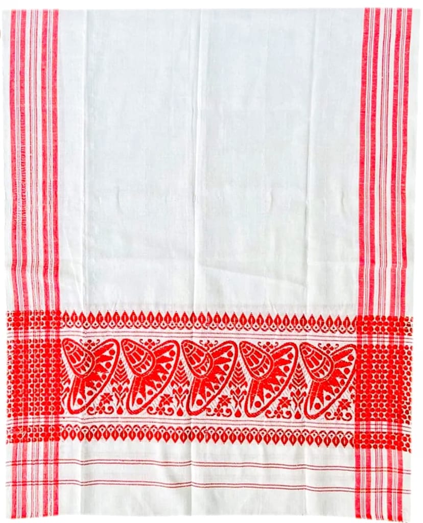 Assamese Japi Design Traditional Gamusa view 2