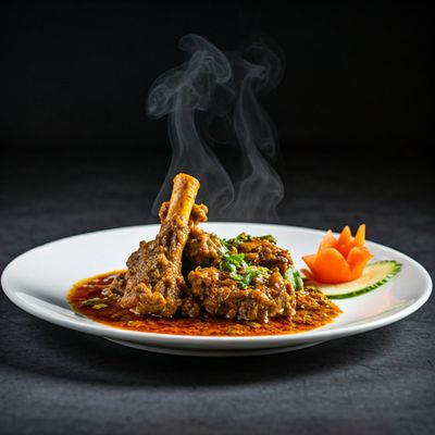 Mutton Pudina