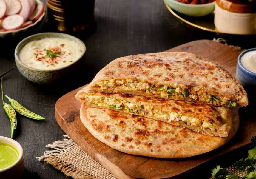 Aloo cheese paratha