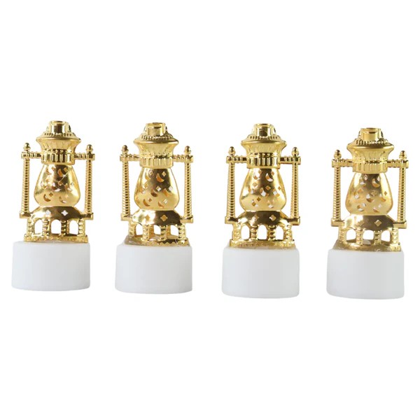 Mini Lantern-Style Flameless LED Tealights (4 Pcs) view 2