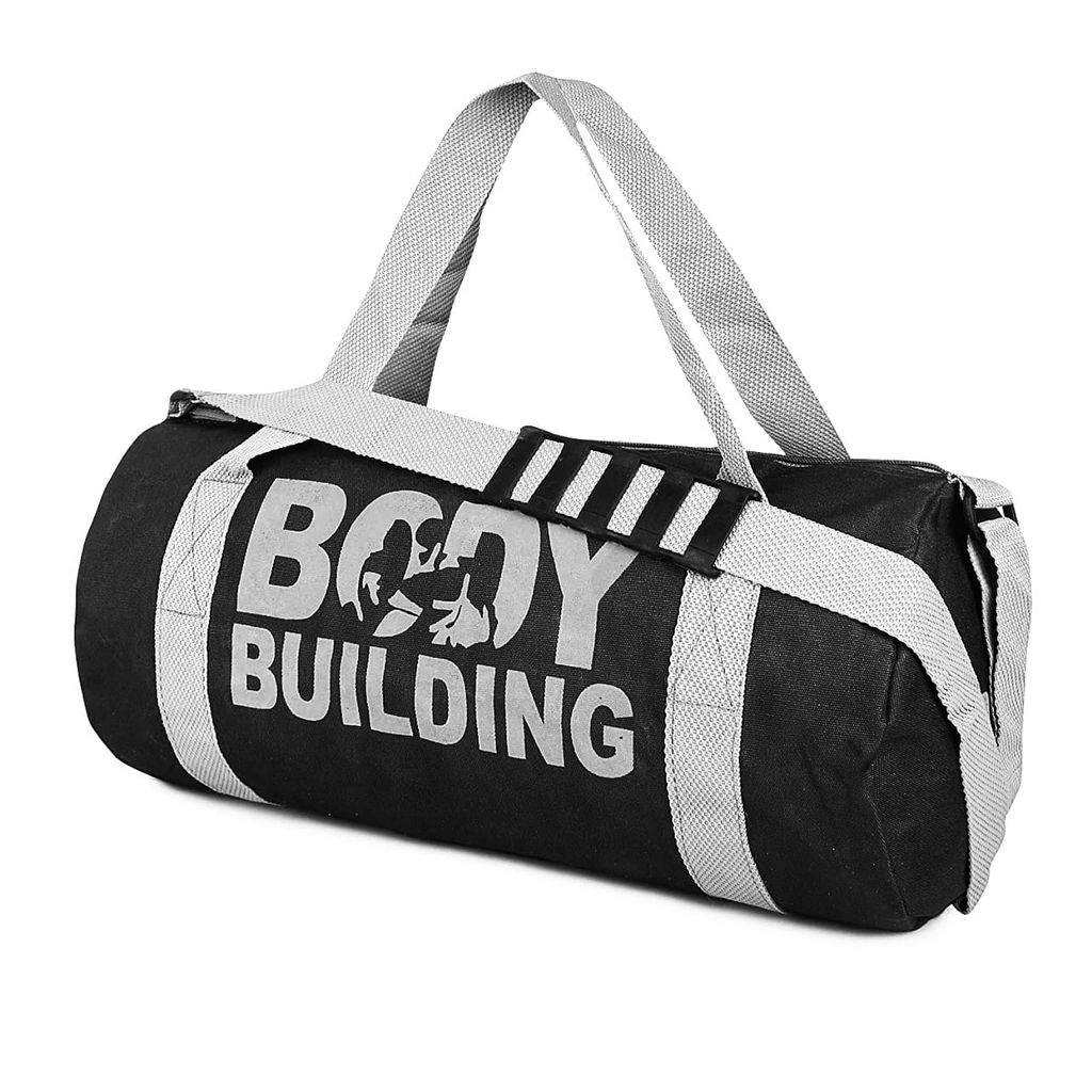 GROUPERS Bodybuilding Gym Bag for Men & Women | Sports Duffel Bag with Shoulder Strap & Carry Handles view 2