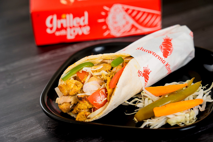 Desi shawarma normal roll