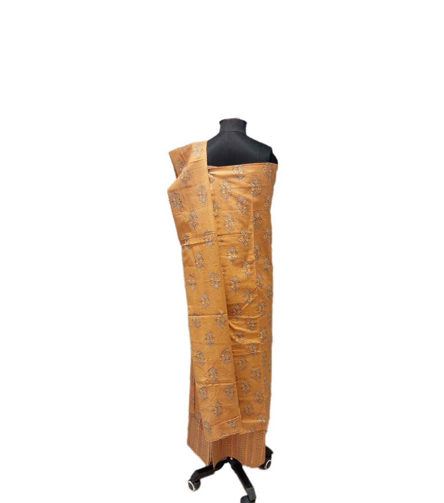 Gulmohur Cotton Block Print Suit view 2