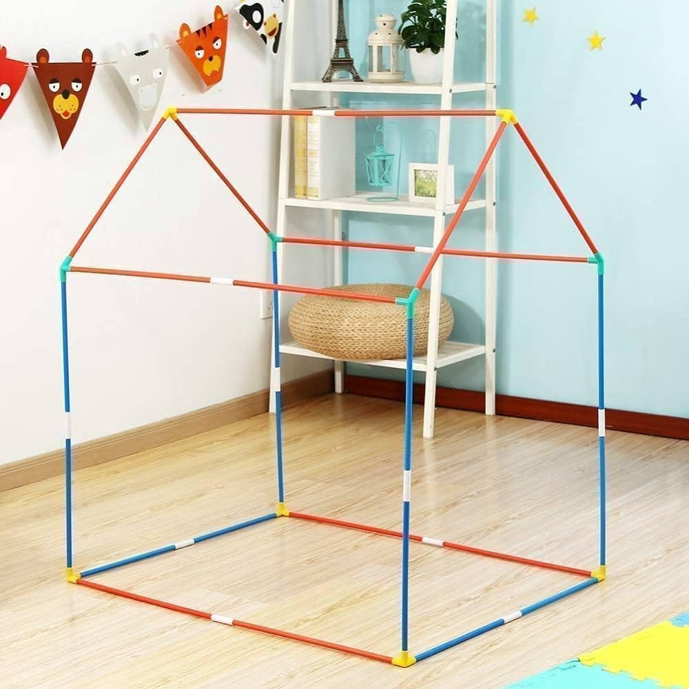 Planet of Toys Play Tent Spare Parts PVC Angular Sockets & Pipes for Hut Type Kids Toys Play Tent House (Set) view 2