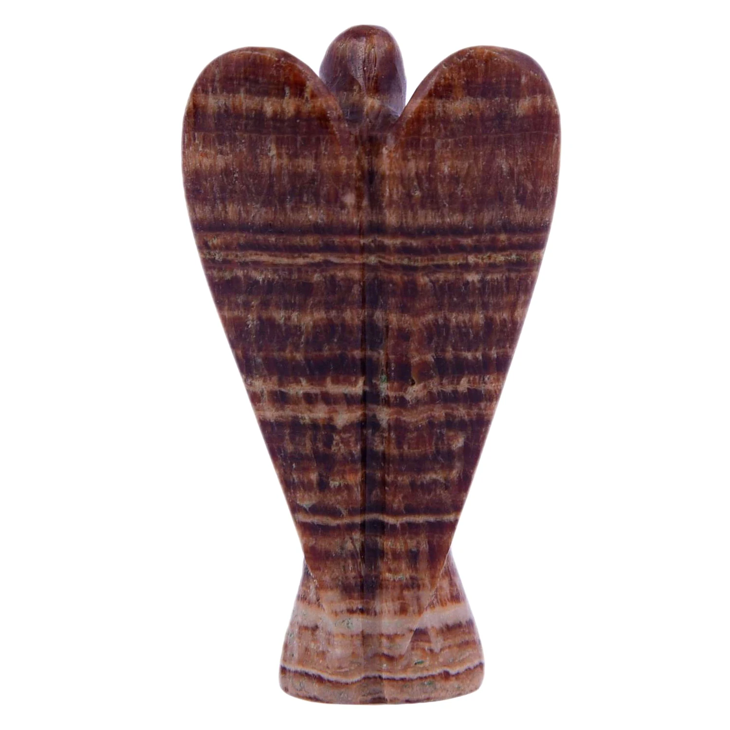 Aragonite Angel | Handcarved Statues Figurines Stone of Good Luck - Reiki, Healing Crystal for Physical, Emotional & Spiritual Imbalance | Positive Vibes Energy(KI_64) by Krishna Impex view 2