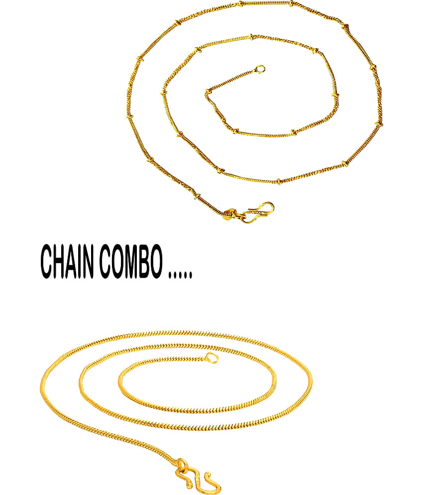 JIPPA Gold Plated Chain ( Set of 1 ) view 2