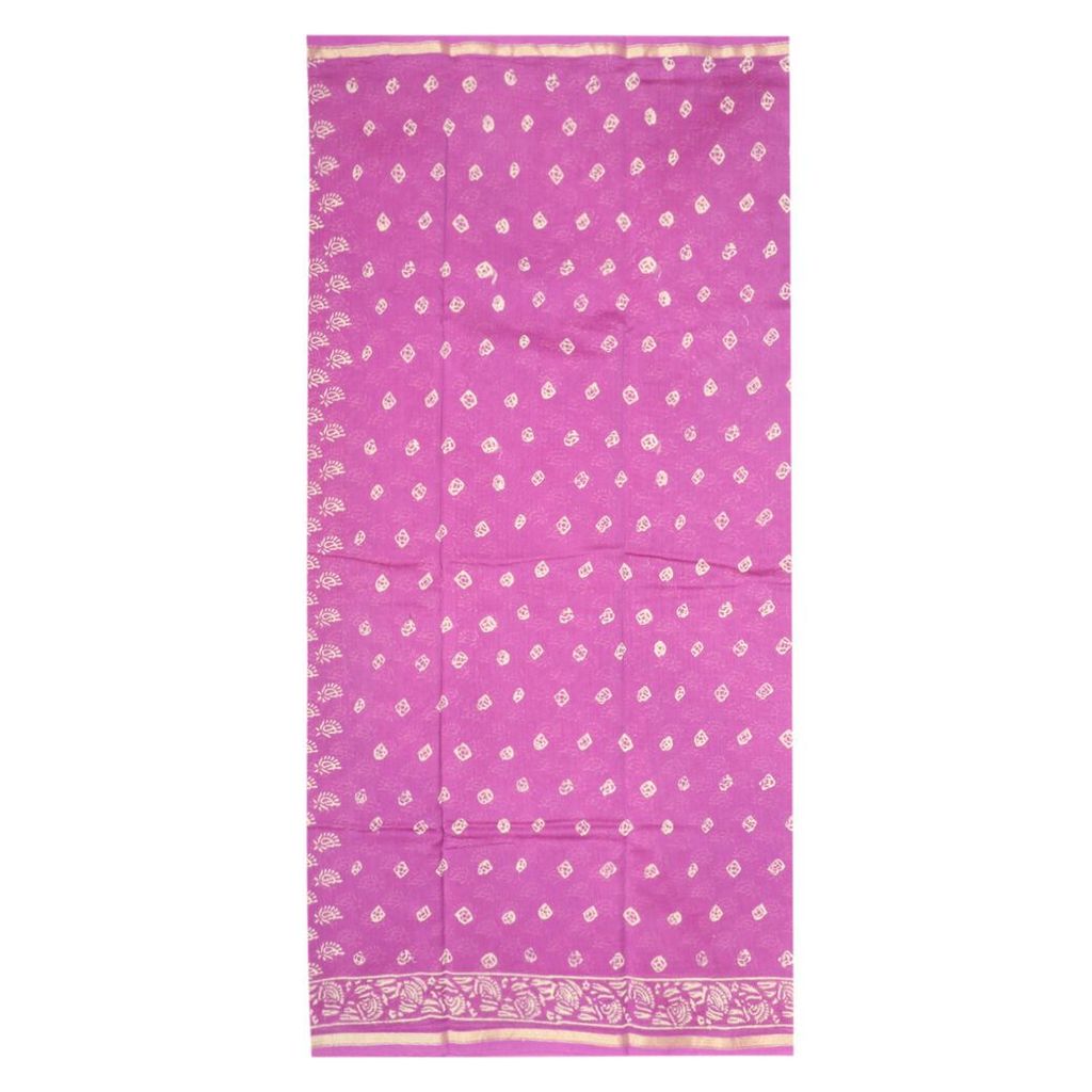 HANDLOOM CHANDERI 03 PCS DABU PRINTED SUIT (SKU - 1RDS01270221 Suit 94) view 2