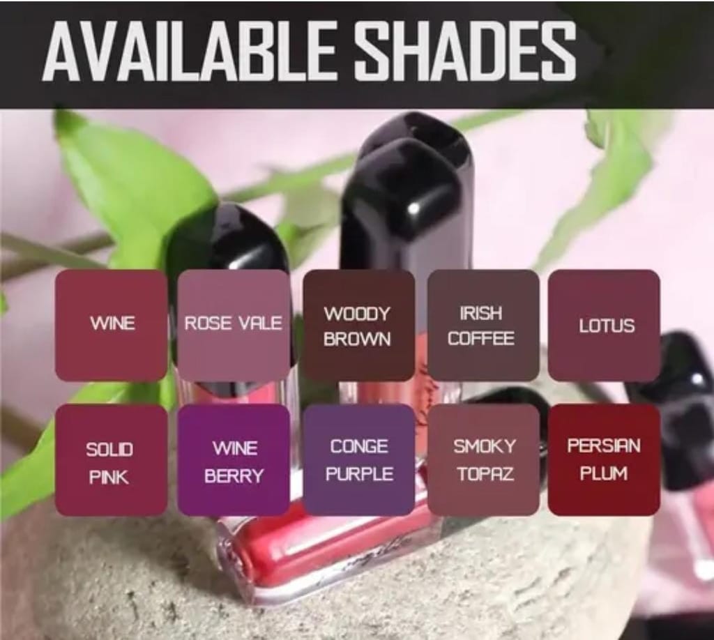 Set of 10 Color Matte Lipsticks, Long-Lasting and Waterproof, Perfect for Any Occasion view 2