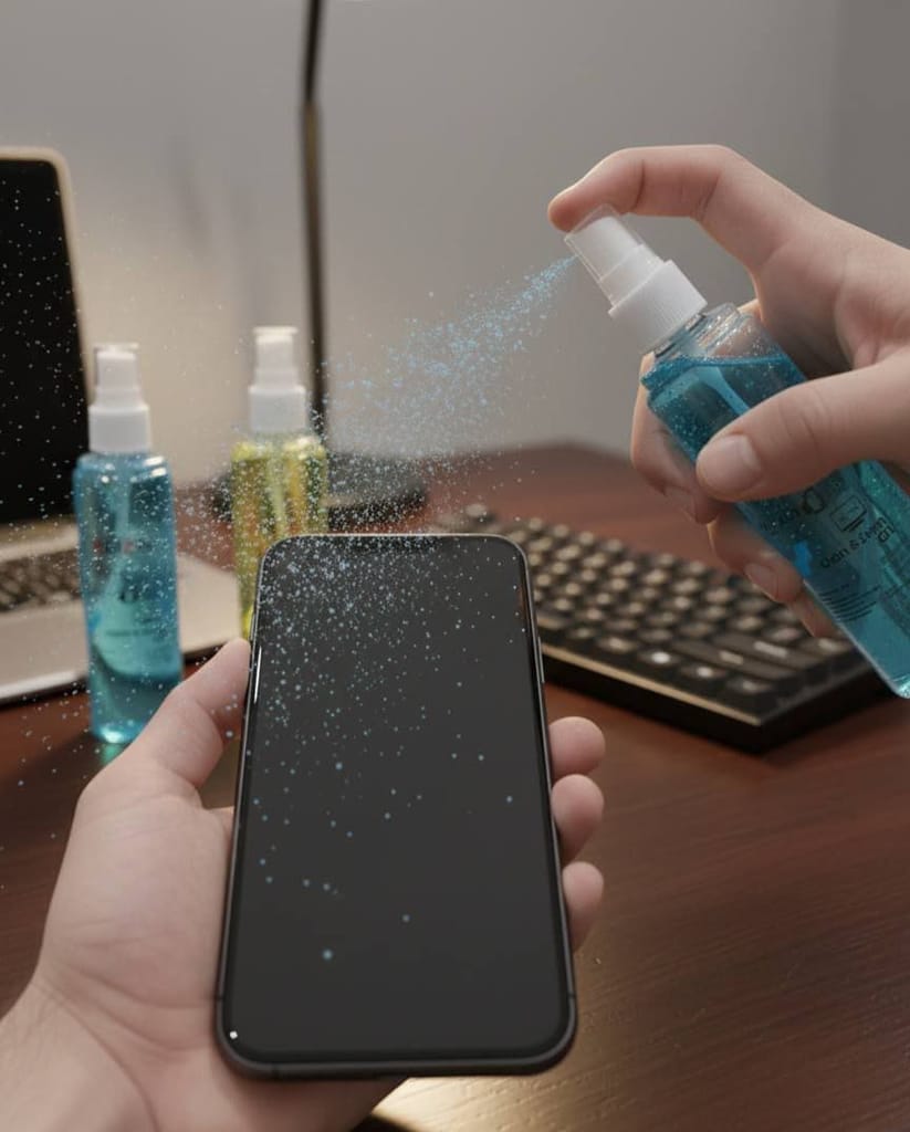 Screen Cleaner Kit 200 ml for LED and LCD TV, Computer Monitor, Laptop, and iPad Screens - Pack of 1 (Mix Brand) view 2