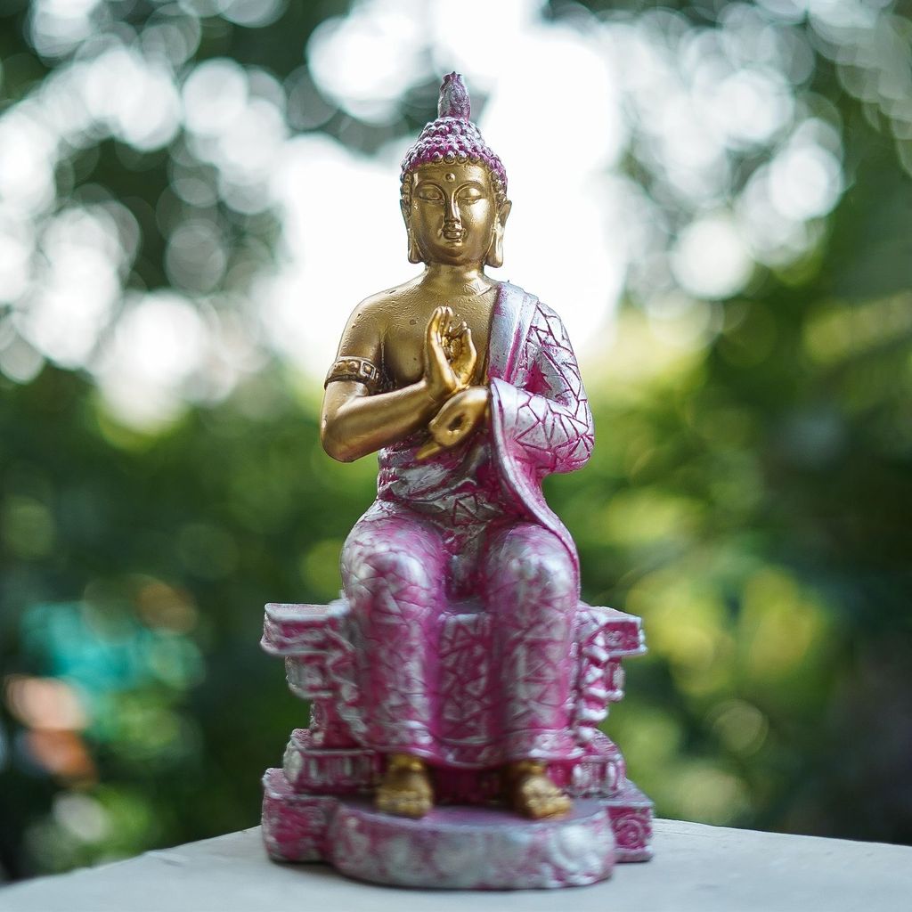 Craftlayout Resin Meditating Lord Buddha Statue Sculpture Idol view 2