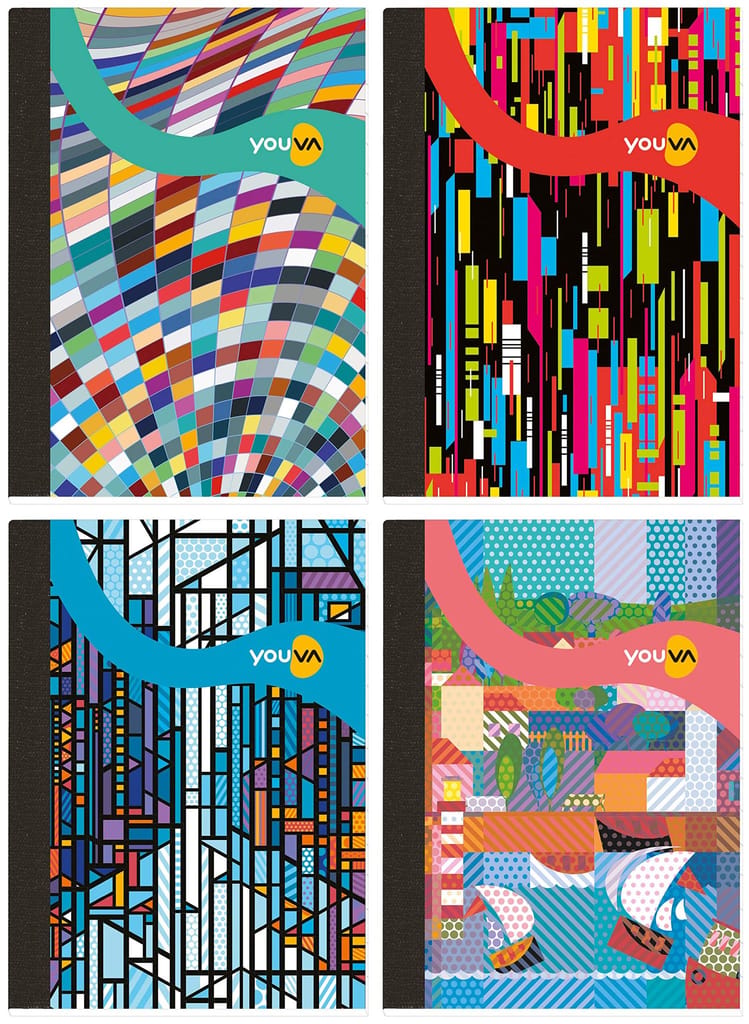 Navneet Youva | Pocket Mini Notebook | Wiro Bound | 8.3 cm x 11.4 cm | Single Line | 112 Pages| Pack of 20 view 2