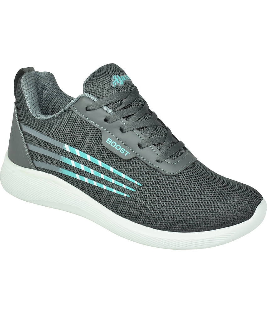 Impakto Gray Men's Sports Running Shoes view 2
