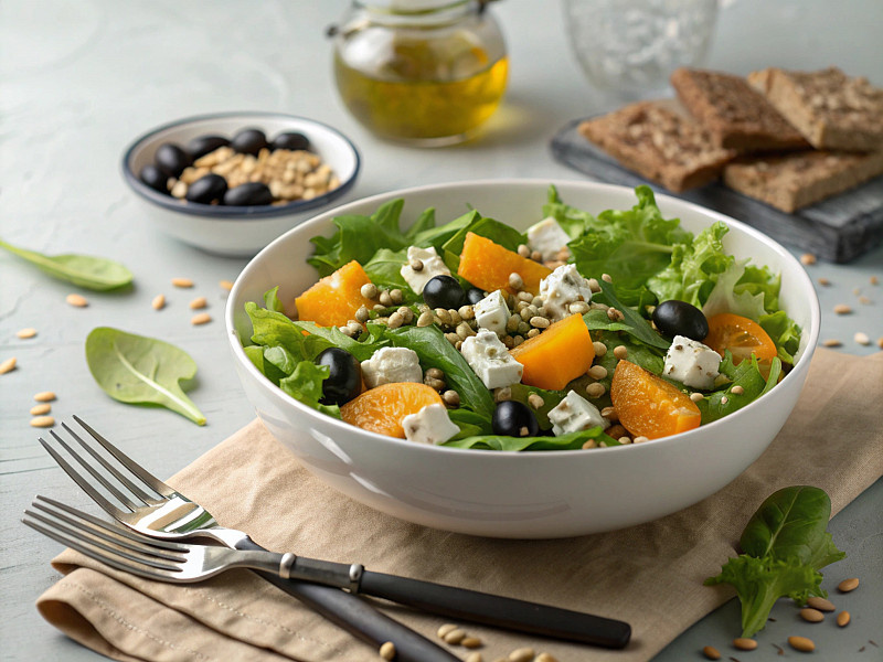 Exotic veg caprese salad