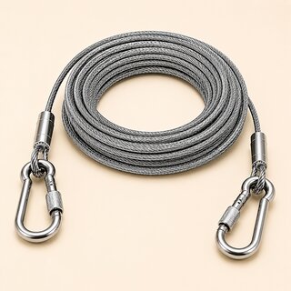 Space Saving Clothes Drying Wire for Balcony Bathroom and Terrace in Stainless Steel