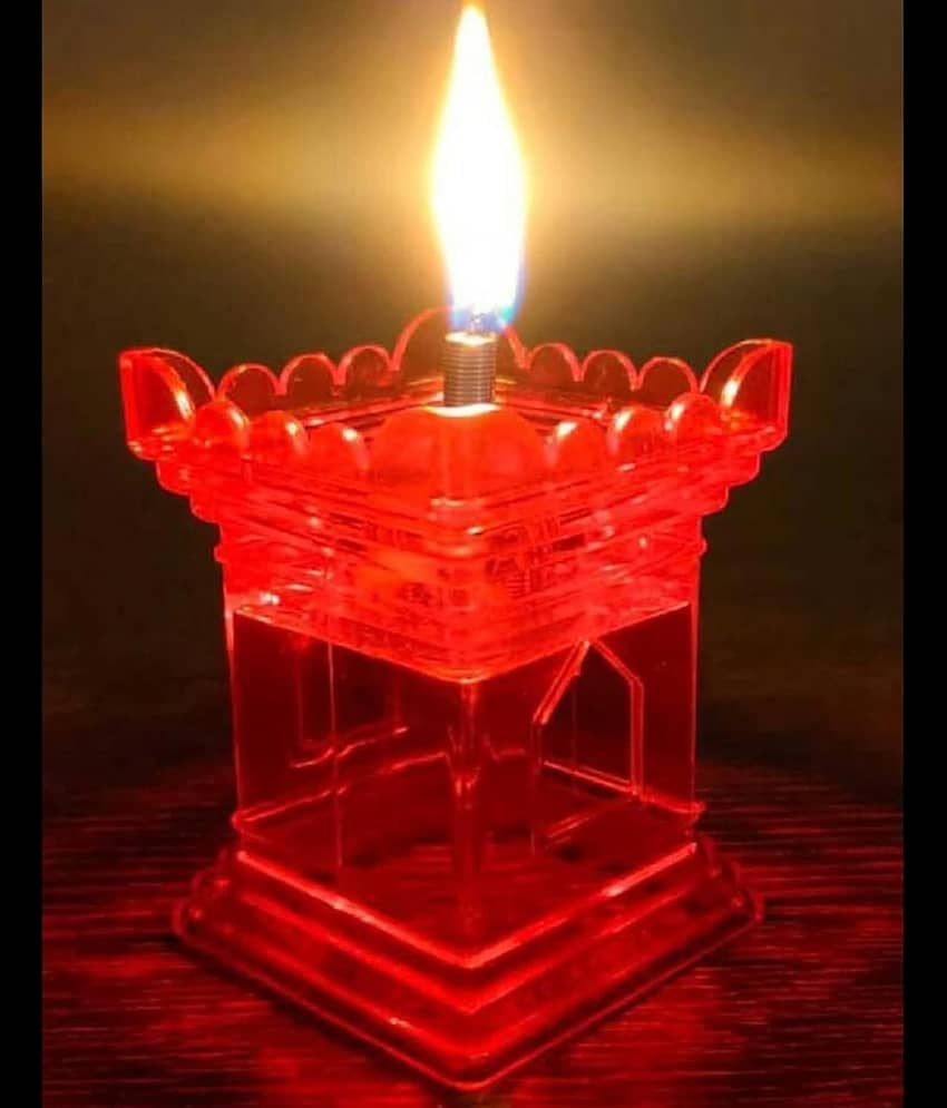 Satva-The Brand Plastic Floor Diya - Pack of 6 view 2