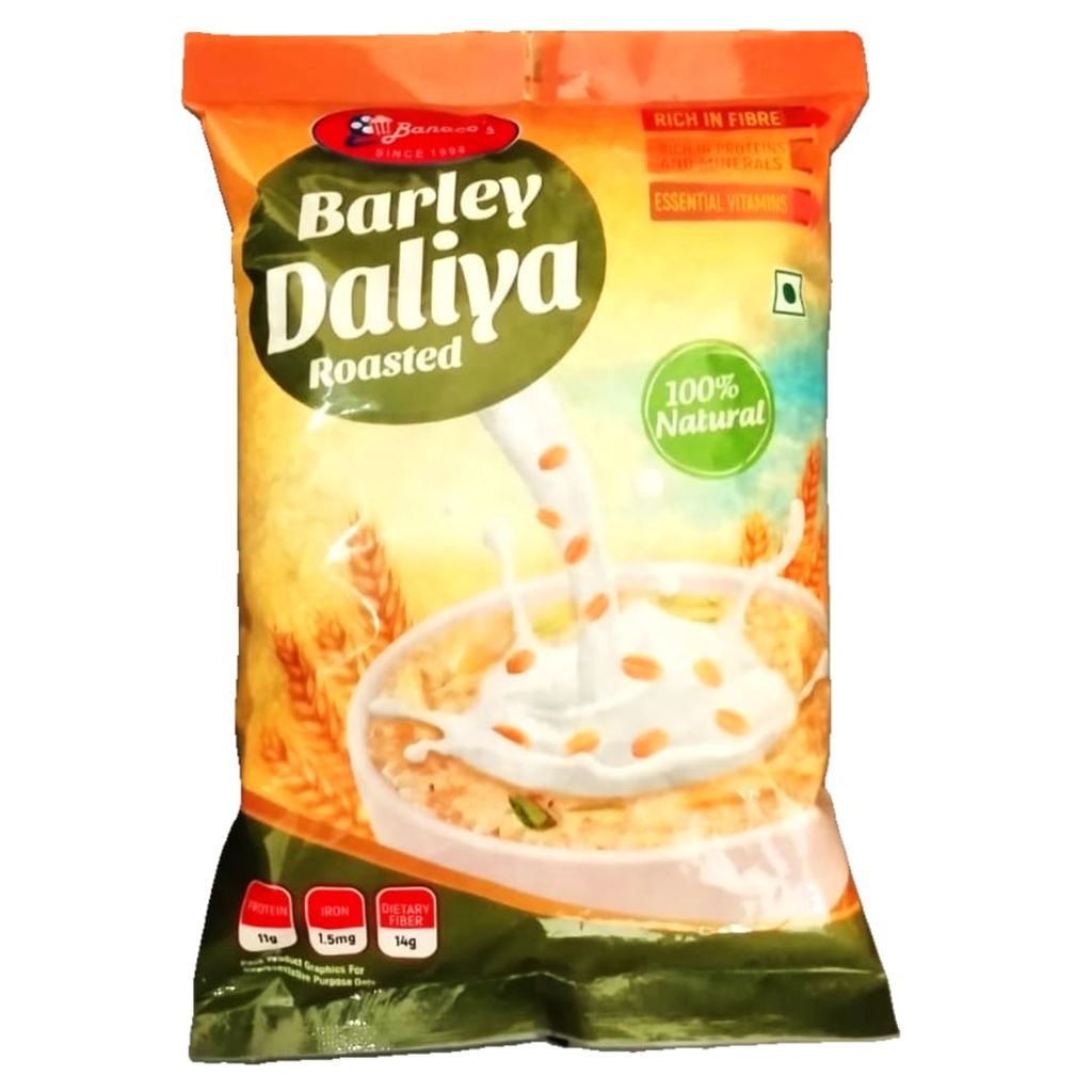 Banaco's Natural Roasted Barley Daliya 350 gm