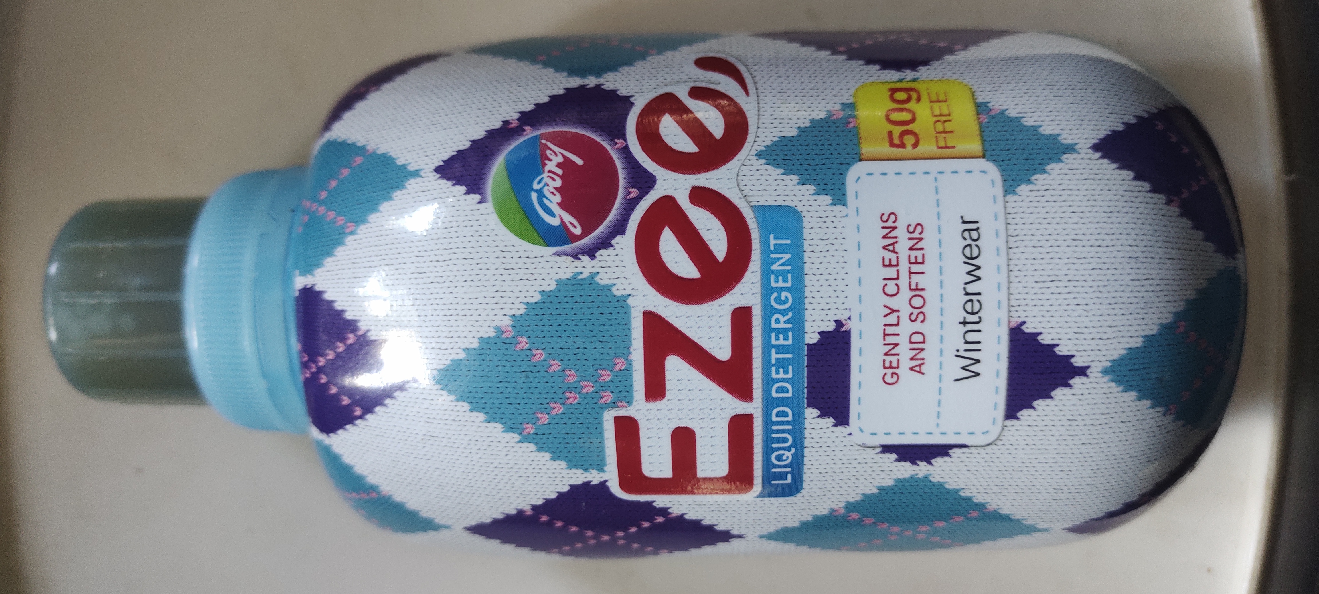 Godrej Ezee liquid detergent gently cleans and soft winterwear