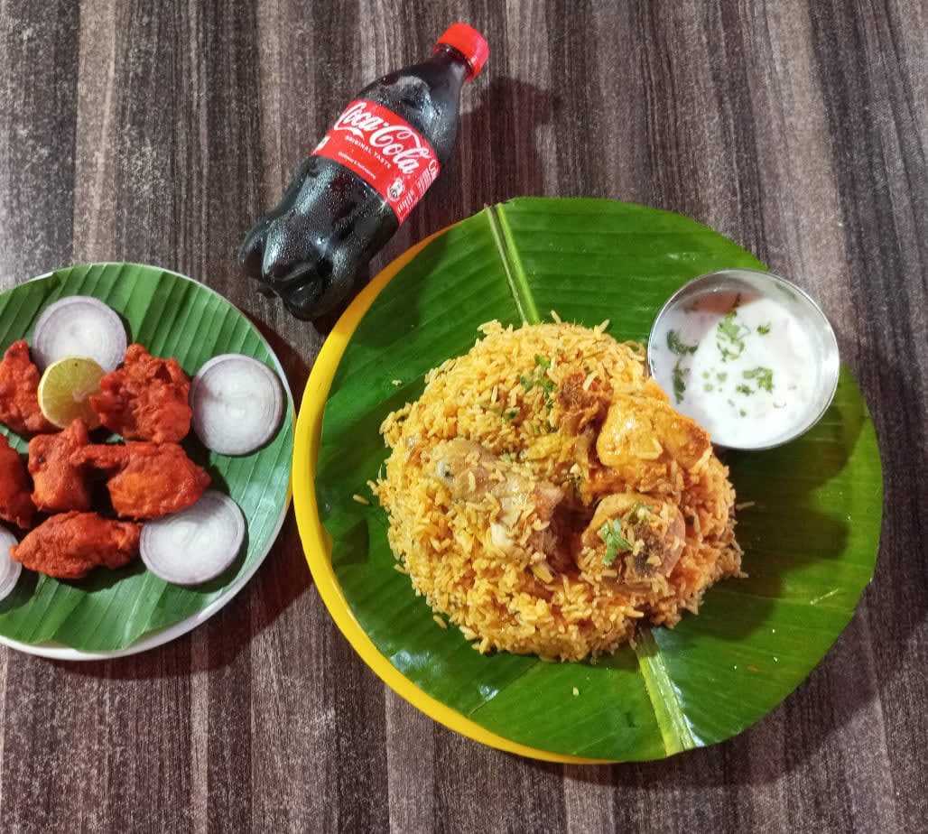 [Chicken Biryani+Kabab+250Ml Cool Drink]
