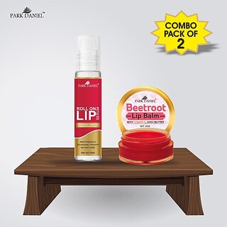 PARK DANIEL Roll On Lip Serum (10 ml) & Beetroot Lip Balm (8 gm) Combo Pack Of 2 items Fruity (Pack of: 2, 18 g) view 2