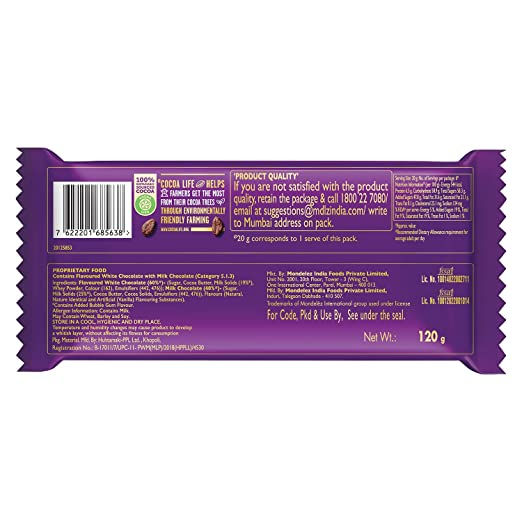 Cadbury Dairy Milk Silk Bubbly Bubble Gum, 120 gm view 2