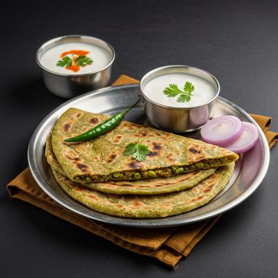 Matar Paratha