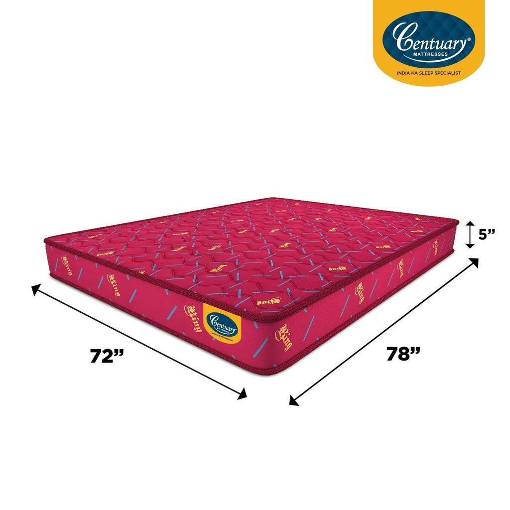 Centuary Mattresses King Coir Reversible Orthopedic 5 Inch Coir Mattress view 2