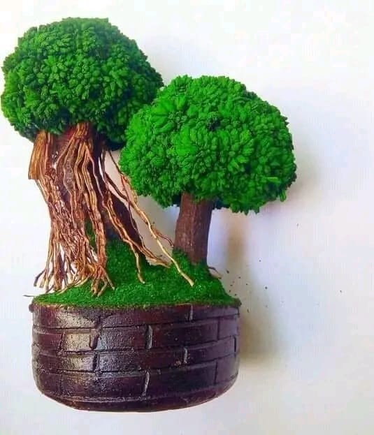 Simonart And Printing Artificial Bonsai Tree Handicraft Artificial Flowers And Tree view 2