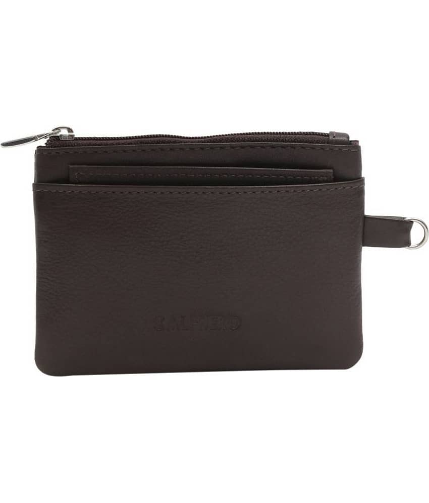 Calfnero Genuine Leather Key Case/Coin Wallet cum Card Holder view 2