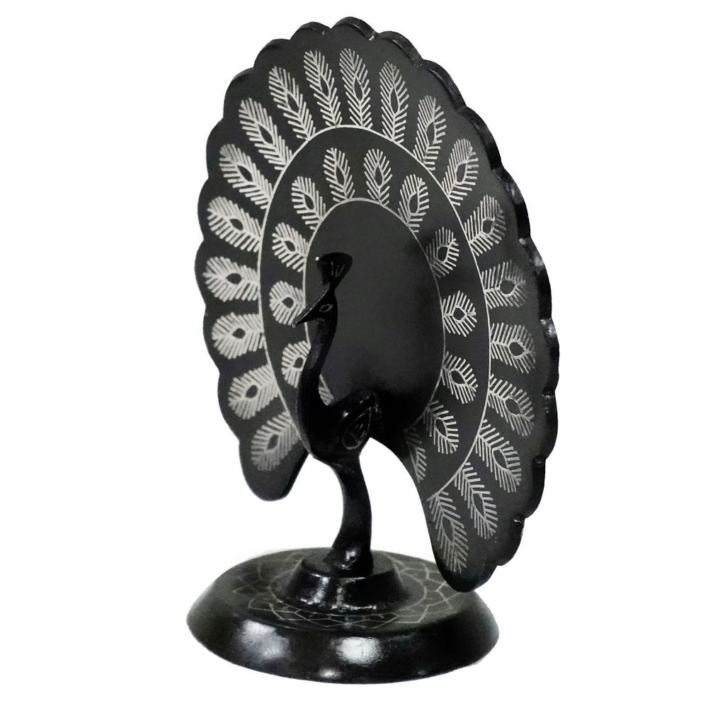 Bidri Work Peacock Tarkashi Work (1SMTDCOKA07749) view 2