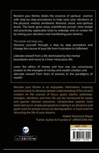 Reclaim Your Riches: How Raising The Vibrations of your Body-Mind-Spirit can Awaken the Money Manifestor in You [Hardcover] Dr. Sujata Singhi view 2