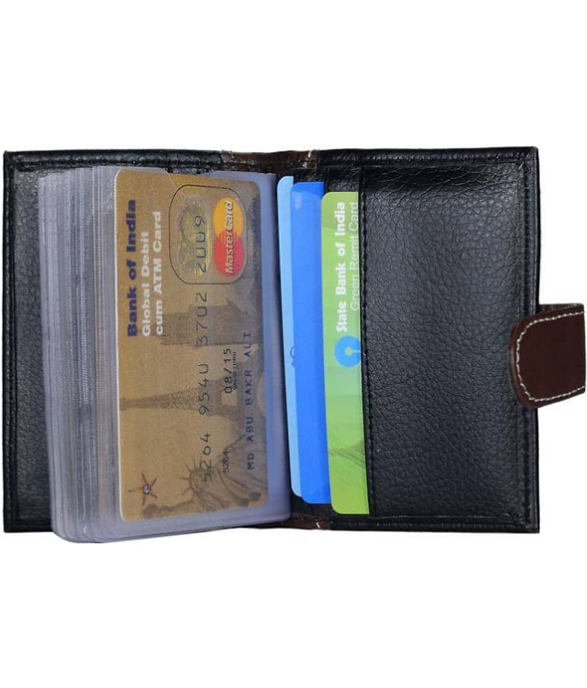Hide&Sleek RFID Protected Rexine Multi 20 Slot Card Holder view 2
